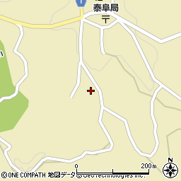 長野県下伊那郡泰阜村3299周辺の地図