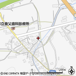 兵庫県養父市上野391周辺の地図