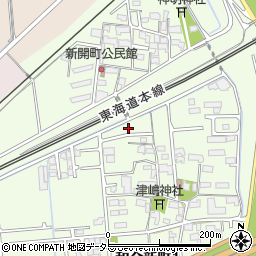 岐阜県大垣市新開町76周辺の地図