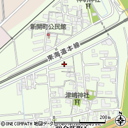 岐阜県大垣市新開町76-6周辺の地図