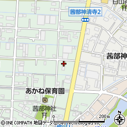 ファミリーマート岐阜茜部寺屋敷店周辺の地図