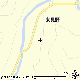 鳥取県八頭郡若桜町来見野659周辺の地図