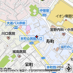 おすし日和 秦野店周辺の地図