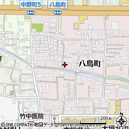 岐阜県大垣市八島町55周辺の地図