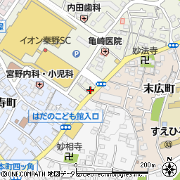 神奈川県秦野市入船町1-13周辺の地図