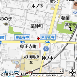 愛知県犬山市犬山専正寺町5周辺の地図