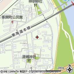 岐阜県大垣市新開町97周辺の地図