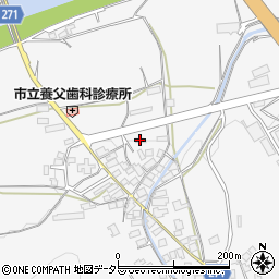 兵庫県養父市上野390周辺の地図