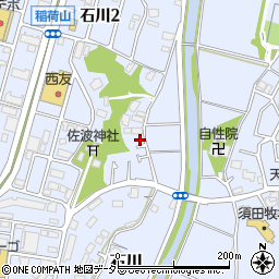 神奈川県藤沢市石川周辺の地図