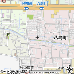 岐阜県大垣市八島町52-3周辺の地図