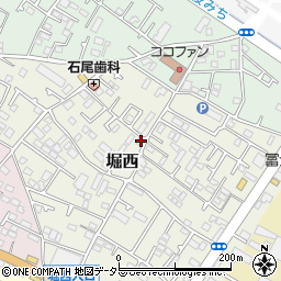 神奈川県秦野市堀西78-5周辺の地図