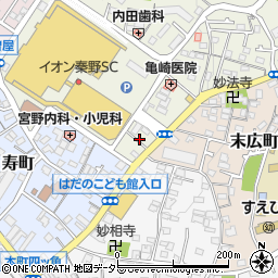 神奈川県秦野市入船町1周辺の地図
