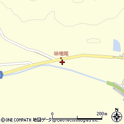 京都府綾部市西方町（味噌尾）周辺の地図