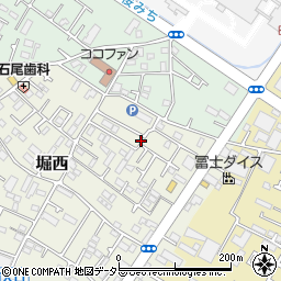 神奈川県秦野市堀西61-12周辺の地図