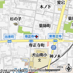 岐阜信用金庫犬山支店周辺の地図