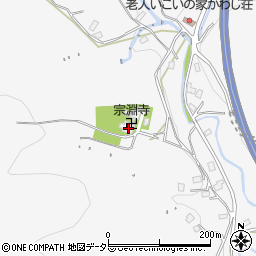 宗淵寺周辺の地図