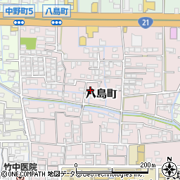 岐阜県大垣市八島町47周辺の地図