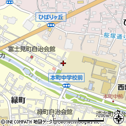 神奈川県秦野市富士見町1-20周辺の地図