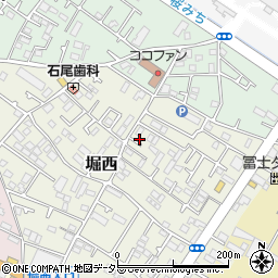 神奈川県秦野市堀西59周辺の地図