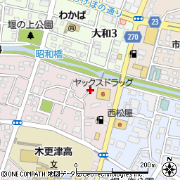 石原タクシー木更津営業所周辺の地図