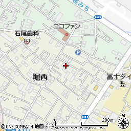 神奈川県秦野市堀西60周辺の地図
