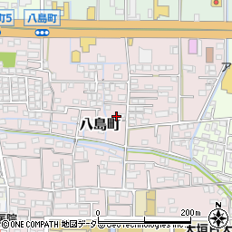 岐阜県大垣市八島町76周辺の地図