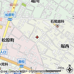 神奈川県秦野市堀西125-1周辺の地図