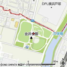 横浜市役所　環境創造局金井公園周辺の地図