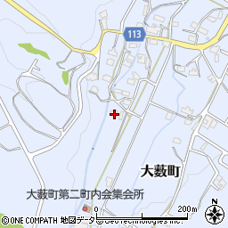岐阜県多治見市大薮町1684-1周辺の地図