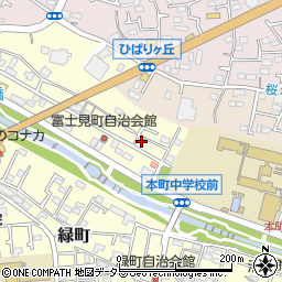 神奈川県秦野市富士見町4-21周辺の地図