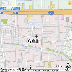 岐阜県大垣市八島町72周辺の地図
