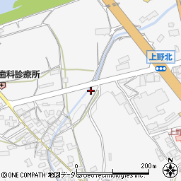 兵庫県養父市上野726周辺の地図
