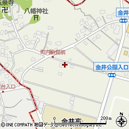 神奈川県横浜市栄区金井町周辺の地図