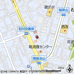 石川コミュニティセンター周辺の地図