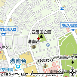 神奈川県横浜市港南区港南台3丁目周辺の地図