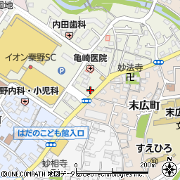 神奈川県秦野市入船町2-17周辺の地図