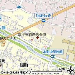神奈川県秦野市富士見町4周辺の地図