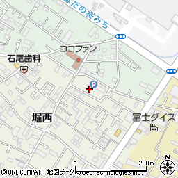 神奈川県秦野市堀西62周辺の地図