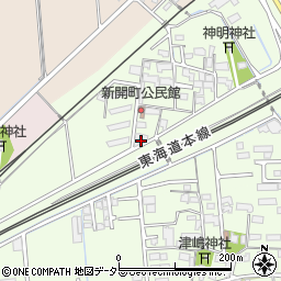岐阜県大垣市新開町1229周辺の地図