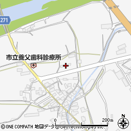 兵庫県養父市上野374周辺の地図