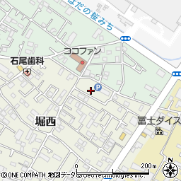 神奈川県秦野市堀西62-18周辺の地図