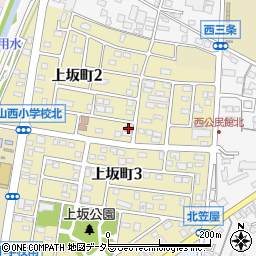犬山新坂郵便局周辺の地図