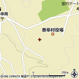 泰阜村診療所周辺の地図