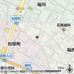 神奈川県秦野市堀西135周辺の地図