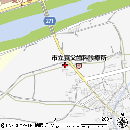 兵庫県養父市上野120周辺の地図