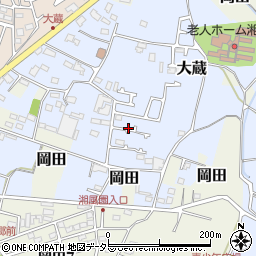 神奈川県高座郡寒川町大蔵周辺の地図