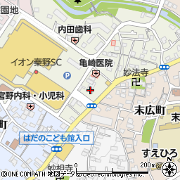 神奈川県秦野市入船町2-4周辺の地図