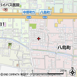 岐阜県大垣市八島町2598-21周辺の地図