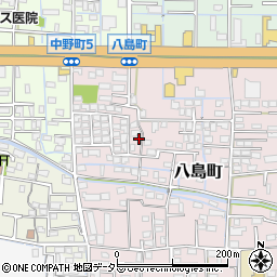 岐阜県大垣市八島町2598-50周辺の地図