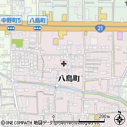 岐阜県大垣市八島町40周辺の地図